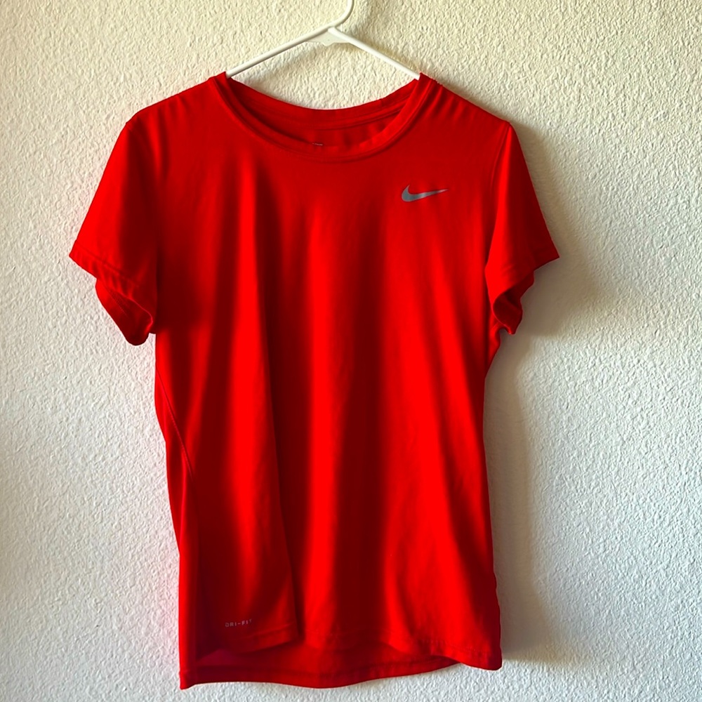 Red Nike Dri-fit women’s top